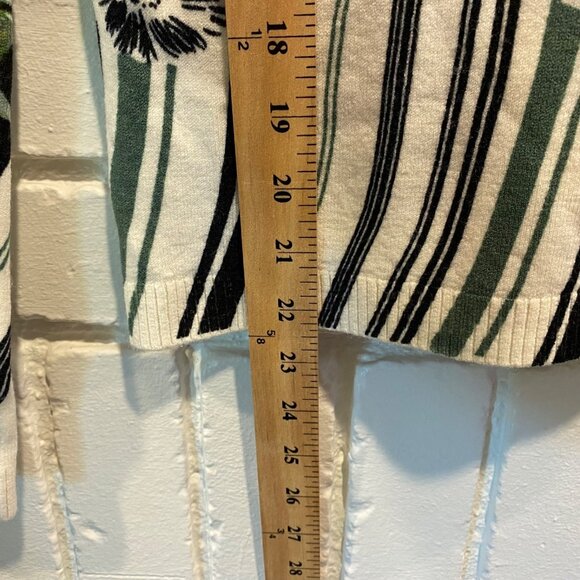 Custo Barcelona Jacket Sweater Multicolor Sz S Full Zip Art Beaded Floral Unique - Picture 16 of 16